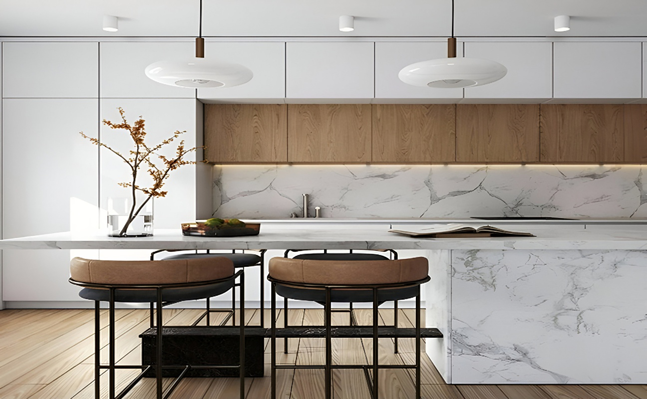 Pose de vinyle adhésif décoratif pour moderniser meubles et surfaces sans travaux lourds par Léna Rénove à Magny-en-Vexin